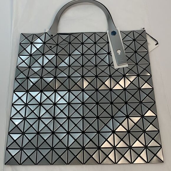 NWT Bao bao Issey Miyake Prism Tote silver - Picture 14 of 16